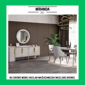 Miranda Yemek Odası Takımı (Teşhir Ürünüdür)