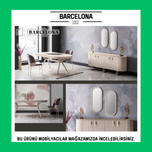 Barcelona Yemek Odası Takımı (Teşhir Ürünüdür)