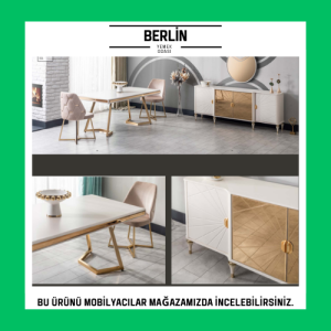 Berlin Yemek Odası Takımı (Teşhir Ürünüdür)