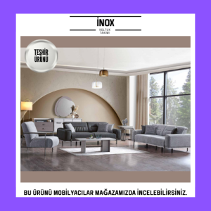 İnox Koltuk Takımı (Teşhir Ürünüdür)